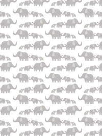 Dear Stella "Grasslands" Elephantastic D2928-WHITE THUMBNAIL