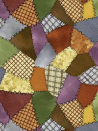 Michael Miller "Pumpkin Farm" # DCX9680-MULT-D – Colorful Patches THUMBNAIL