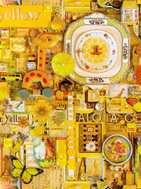 Northcott "Color Collage" # DP22413-52 – Yellow Collage THUMBNAIL