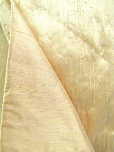 Dusty Peach Dupioni Silk Fabric MAIN