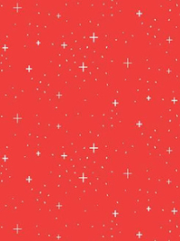 Riley Blake "Designer Flannel" # F12583-RED – Stars Red THUMBNAIL