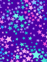 Freckle + Lollie "Belle & Blue" # FLOFLBB-D16-V-Purple – Stars THUMBNAIL