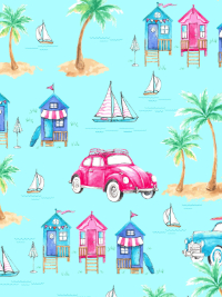 Freckle + Lollie "Surfside" # FLOFLSU-D2-B-Blue – Paradise Found THUMBNAIL