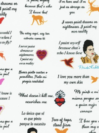 Robert Kaufman "Frida Kahlo" AULD-19617-1 WHITE – Frida Quotes THUMBNAIL
