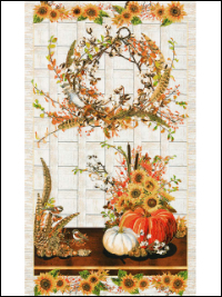 Robert Kaufman "Shades of the Season 2" # 17449-196 - Harvest Panel - PRICED PER PANEL THUMBNAIL