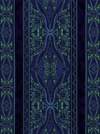 RJR Fabrics "Maison" # JB701-BL1 – Border – Blue Fabric THUMBNAIL