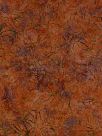 RJR Fabrics "Malam Batiks IX – Tropical Summer" # JB804-DO1B – Millenium – Deep Orange Batik Fabric THUMBNAIL