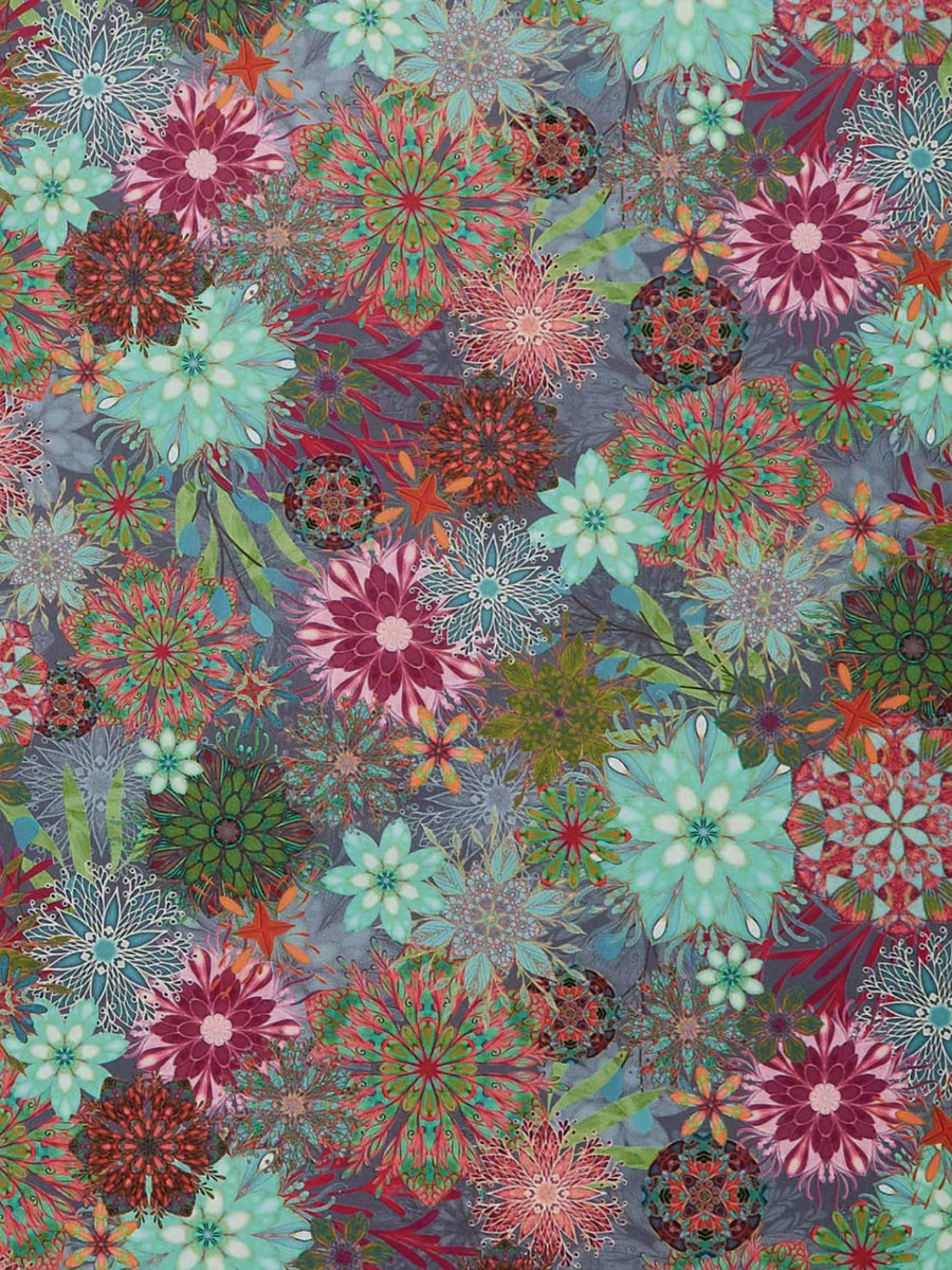 Robert Kaufman - Calixta - Medallion 22768- 473 Bouquet THUMBNAIL