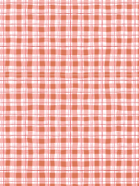 Cotton Steel "Under the Apple Tree" # LV506-RE1 – Red and Pink Picnic Fabric THUMBNAIL