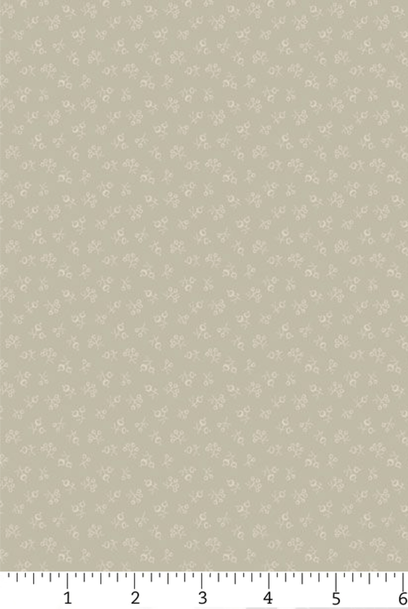 Marcus Fabrics - Steelworks - Mini Floral R540399 GRAY MAIN