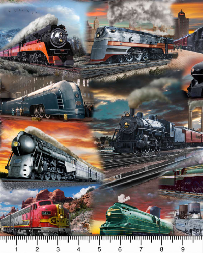 QT Fabrics "Artworks IX" # 1649-26750-X – Trains MAIN