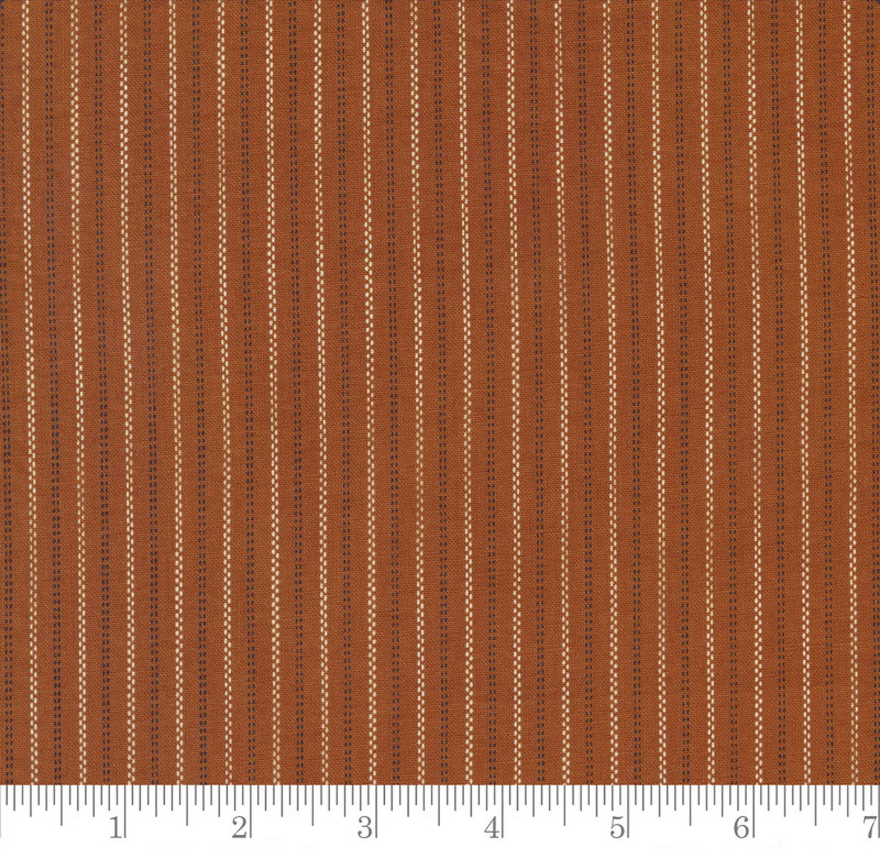 Moda - Rustic Gatherings - Dashed Stripe 49203-15 Spice MAIN