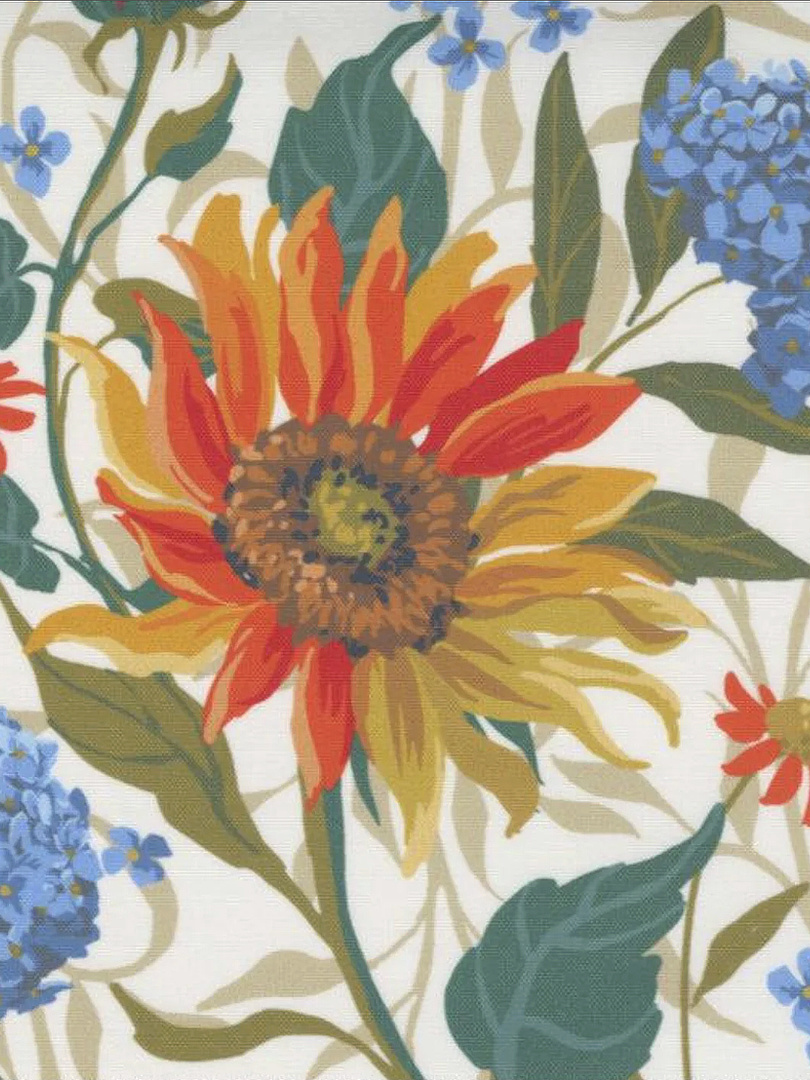 Moda - Sundance - Large Floral 11900-11 Cloud THUMBNAIL