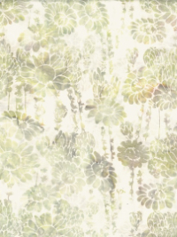 Hoffman "Oasis Batiks" # MR14-34-Parchment – Tone on Tone Cream Colored Floral THUMBNAIL
