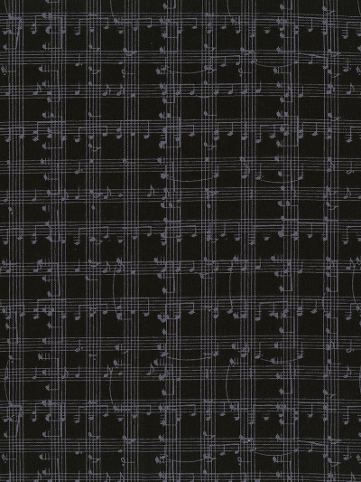 Timeless Treasures Row C5935-Black - Music Notes Grid MAIN