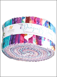 Northcott - Dragonfly Dance 2.5" Strips - SDANCE40-10 THUMBNAIL