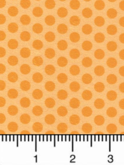 Michael Miller # SMZ7685-ORAN-D - Two Tone Orange Dots "minky like" MAIN