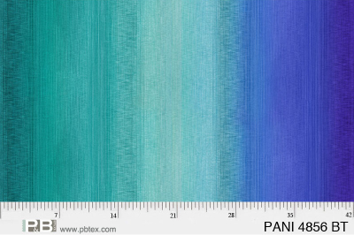 P&B Textiles "Party Animals" # PANI-4856-BT – Aqua and Blue Ombre MAIN