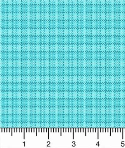 Marcus Fabrics "Primo Plaid Flannel" #R09-U056-0151 - Turquoise Plaid Flannel MAIN