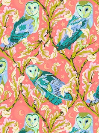 Free Spirit - Tula Pink "Moon Garden" Night Owl # PWTP-197. DAWN THUMBNAIL