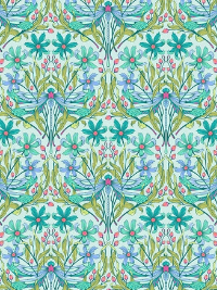 Free Spirit - Tula Pink "Moon Garden" Dragon Your Feet # PWTP-199. DAWN THUMBNAIL