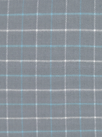 Marcus Brothers "Primo Plaid Flannel" # R09U132-0144-Blue Ice – Grey Big Block Plaid THUMBNAIL