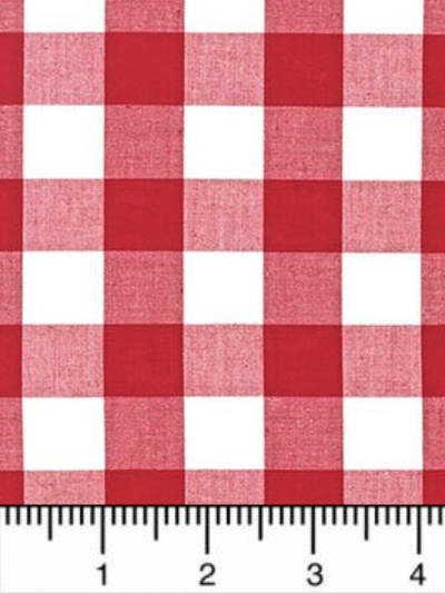 Moda "Picnic Basket Wovens" # 12134-11 — Red and White Gingham MAIN