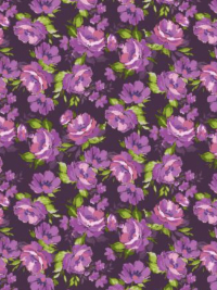 RJR Fabrics "Maison des Roses" # RJ5301-EG3-Eggplant – Camellia Bloom THUMBNAIL