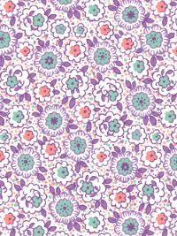 RJR Fabrics "Everything but the Kitchen Sink XVI" # RJ5402-PH3-Pink Hints – Flower Seeds THUMBNAIL