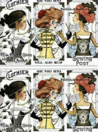 Riley Blake "Best of She Who Sews" # CD11340-BORDER – Photo Finish Border Stripe Panel THUMBNAIL