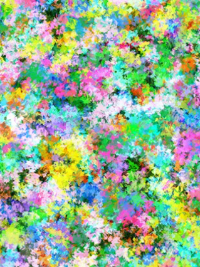 Hoffman "Into the Meadow" # T4928-132-Opal – Colorful Abstract THUMBNAIL