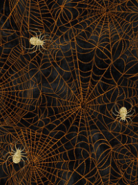 Hoffman "Happy Haunting" # U4983-604-Halloween– Sparkly Spiders and Webs THUMBNAIL