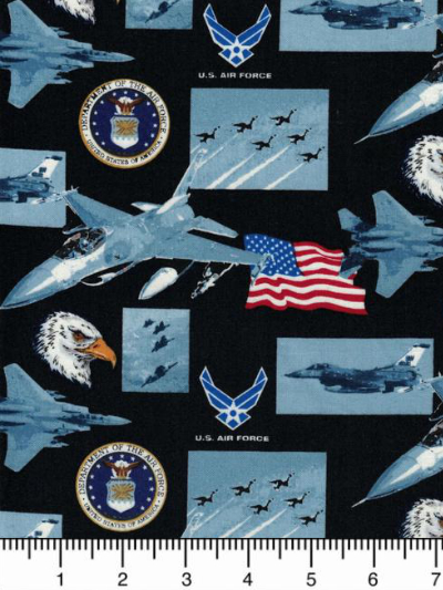 Sykel Enterprises "United States Military" 021-AF BLACK – U.S. Air Force MAIN