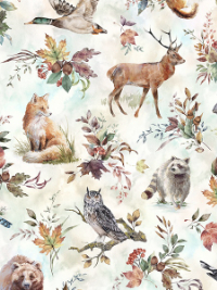 Hoffman "Forest Tales" # V5200-16-Sky – Forest Animals THUMBNAIL