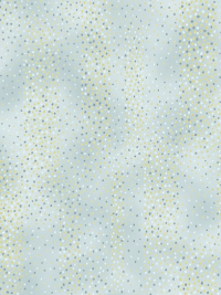 Hoffman - Chickadee Cheer V7176-41G Aqua-Gold THUMBNAIL