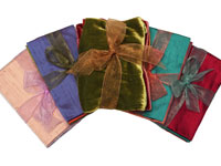 Fancy Fabrics — Dupioni Silk and Velveteen Sold by the Pack