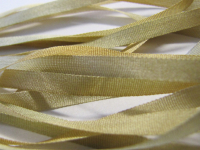Gibb & Hiney Hand-dyed Silk Ribbon, 3.5mm — Camel THUMBNAIL