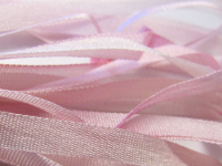 Gibb & Hiney Hand-dyed Silk Ribbon, 3.5mm — Champagne Blush THUMBNAIL
