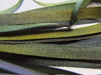 Gibb & Hiney Hand-dyed Silk Ribbon, 3.5mm — Evening Sage THUMBNAIL