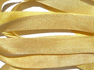 Mary Jo Hiney Hand-dyed Silk Ribbon, 7mm — Golden MAIN