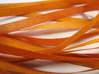 Gibb & Hiney Hand-dyed Silk Ribbon, 3.5mm — Nasturtium THUMBNAIL