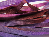 Gibb & Hiney Hand-dyed Silk Ribbon, 3.5mm — Plum THUMBNAIL