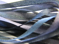 Gibb & Hiney Hand-dyed Silk Ribbon, 3.5mm — Steel THUMBNAIL