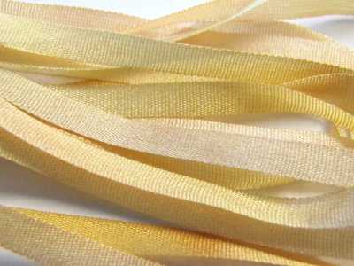 Gibb & Hiney Hand-dyed Silk Ribbon, 3.5mm — Sunflower MAIN