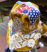 Velvet & Vintage Patchwork Hat - Gold SWATCH