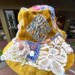 Velvet & Vintage Patchwork Hat - Gold SWATCH