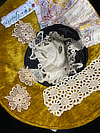 Velvet & Vintage Patchwork Hat - Gold SWATCH