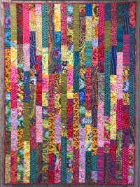 Kaffe Fassett "Golden Strips" Quilt THUMBNAIL