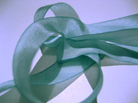Hanah Hand-dyed Silk Ribbon, 7/16" — Blue Lilies THUMBNAIL