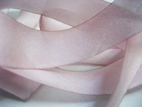 Hanah Hand-dyed Silk Ribbon, 7/16" — Cherry Blossoms THUMBNAIL